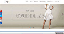 Desktop Screenshot of fabricsnlaces.com